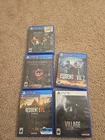 New ListingResident Evil Bundle Lot Of 5 Sony PlayStation 4 5 Survival Horror - Tested