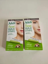 Nad's Facial Wax Strips, Fragrance free, 48 Count