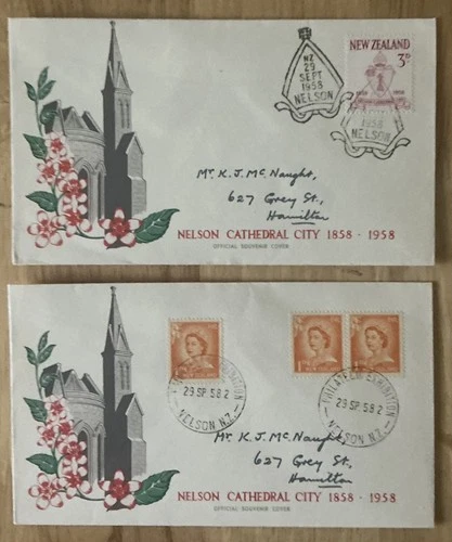 New Zealand - Westland, Stamp Ex. Nelson Cathedral Commemoration First Day Cover