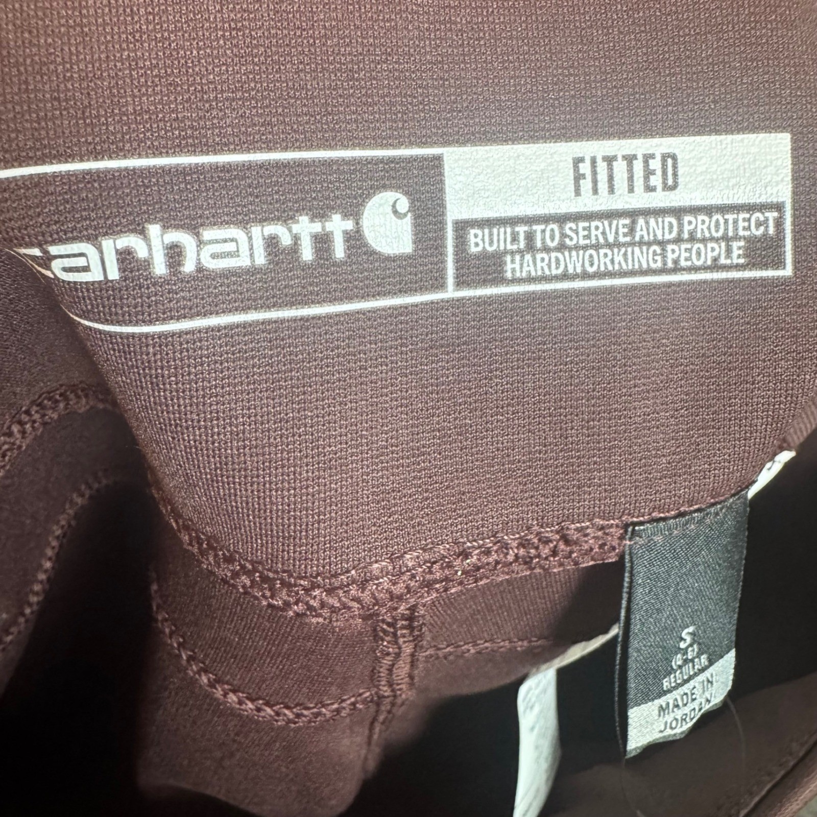 Carhartt FORCE Fitted Lightweight Utility Legging Womens Small 4-6 Burgundy NEW thumbnail 10