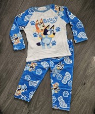 Disney Bluey  Bingo Pajamas 2Pc Pant Set Sleepwear Warm Size 4/5 Gift