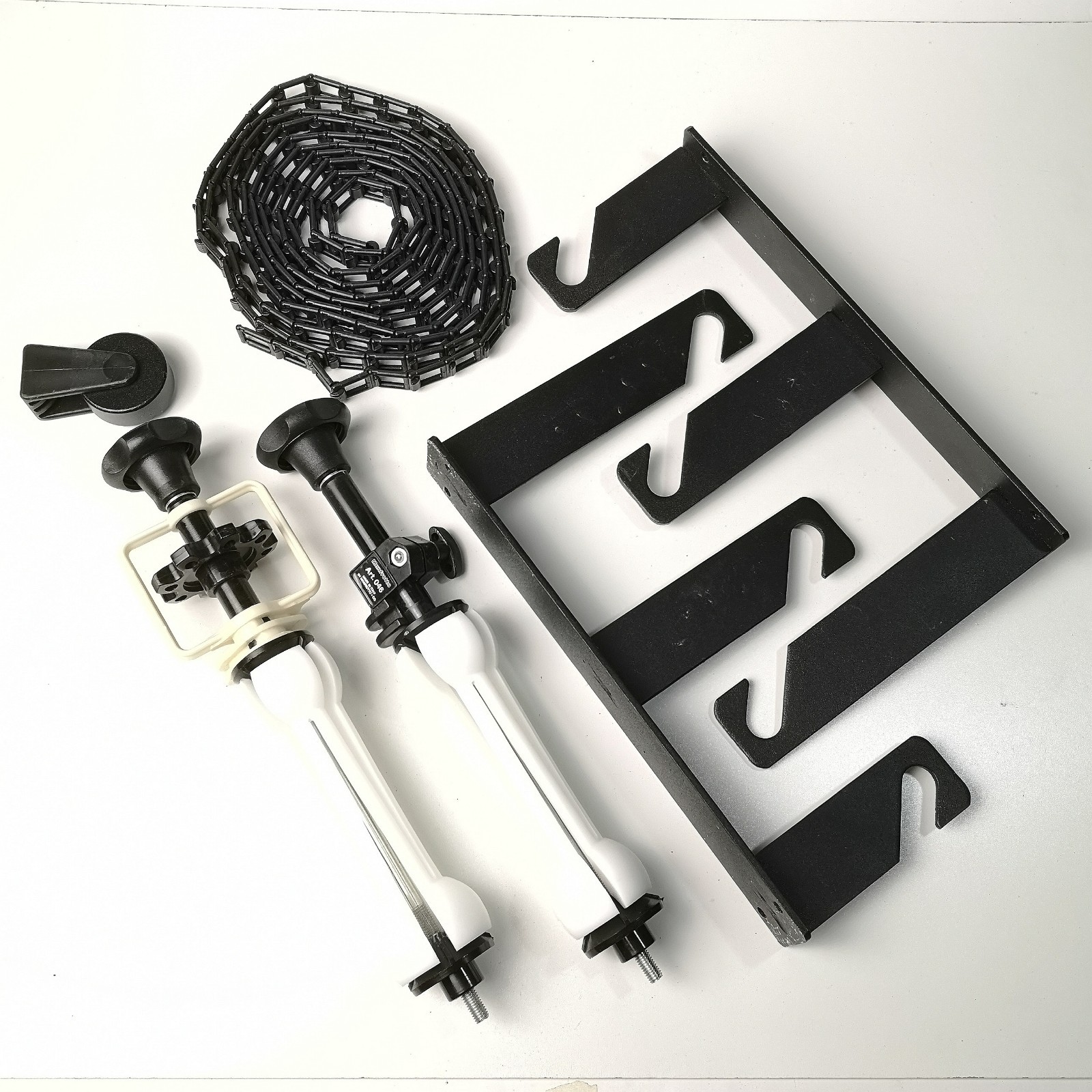 Manfrotto 044 Coppia Staffe a tre supporti per fondali - Manfrotto 046 ...
