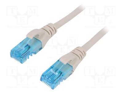 Line 5e RJ45-Stecker,beiderseitig U/UTP Patch cord Cu PVC
