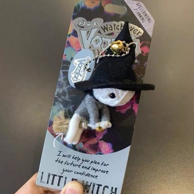 Watchover  VOODOO Collectible String Doll Keychain [ Little Witch Gray ] WV03A