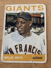 1964 Topps - Willie Mays #150 Low Grade  Poor Condition With Creases