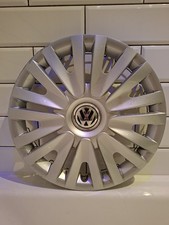 VOLSKWAGEN GOLF MK6 GENUINE 18 SPOKE 15 INCH WHEEL HUBCAP COVER 5K0601147F