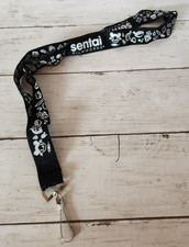 Sentai Filmworks Convention Expo Black White Lanyard