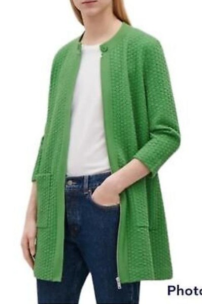 Women COS Sweater Green Viscose 38 / M / 46