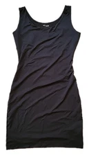 Assets by Spanx Shapewear Tank Dress Slip Women's 1X Black Tummy Control