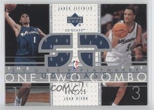 2002-03 UD Glass One-Two Combo 89/125 Jared Jeffries Juan Dixon #JJ/JD-C 0q3