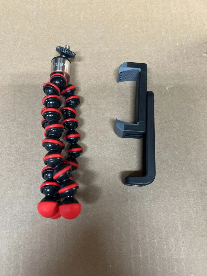 JOBY GorillaPod GO Content Creator travel Tripod for iPhone Samsung LG Pixel red - Image 2 of 2