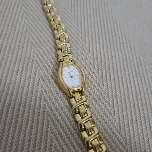 SEIKO Vintage Ladies Gold Tone Watch 1N01-5C19 Quartz New Battery