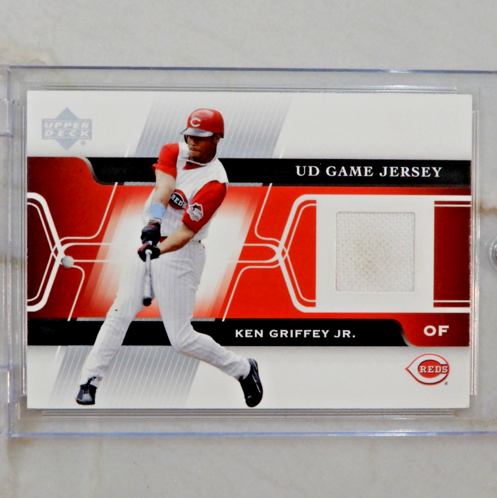 Ken Griffey Jr. 2005 Upper Deck #GJ-KG UD Game-Used Jersey Relic SP!