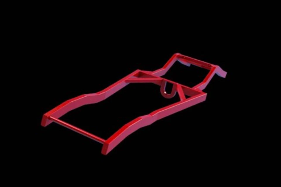 #22 Willys Frame Blueprint 1933-1936 Chasis Planos 33 34 35 36 Modelo 77 Gasser Foto 3 de 4