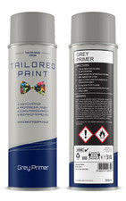 Aerosol Primer Grey High Build 500ml Spray Car Motorbike Van Caravan Bodywork