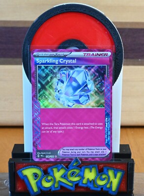 Pokémon TCG: Sparkling Crystal - 129/131 - Holo Rare - Prismatic Evolutions  - NM