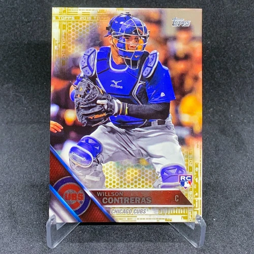 2016 Topps Update Willson Contreras Gold Parallel /2016 #US266 Rookie RC SP