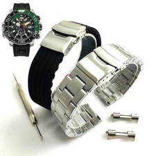 Steel Silicone Replacement Watch Band Citizen Aqualand BJ2168-01E B740-S122929