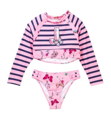 NWT Juicy Couture Girls One Piece Ruffle Swimsuit 14