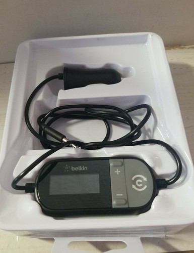 🌰 Belkin TuneCast In-Car 3.5mm Aux Audio to FM Transmitter, no box‼️ - 第 1/2 張圖片