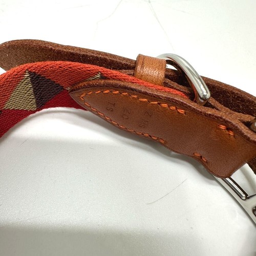Collare cane Hermes marrone taglia S circonferenza interna: 27 cm~33 cm - Foto 4 di 7