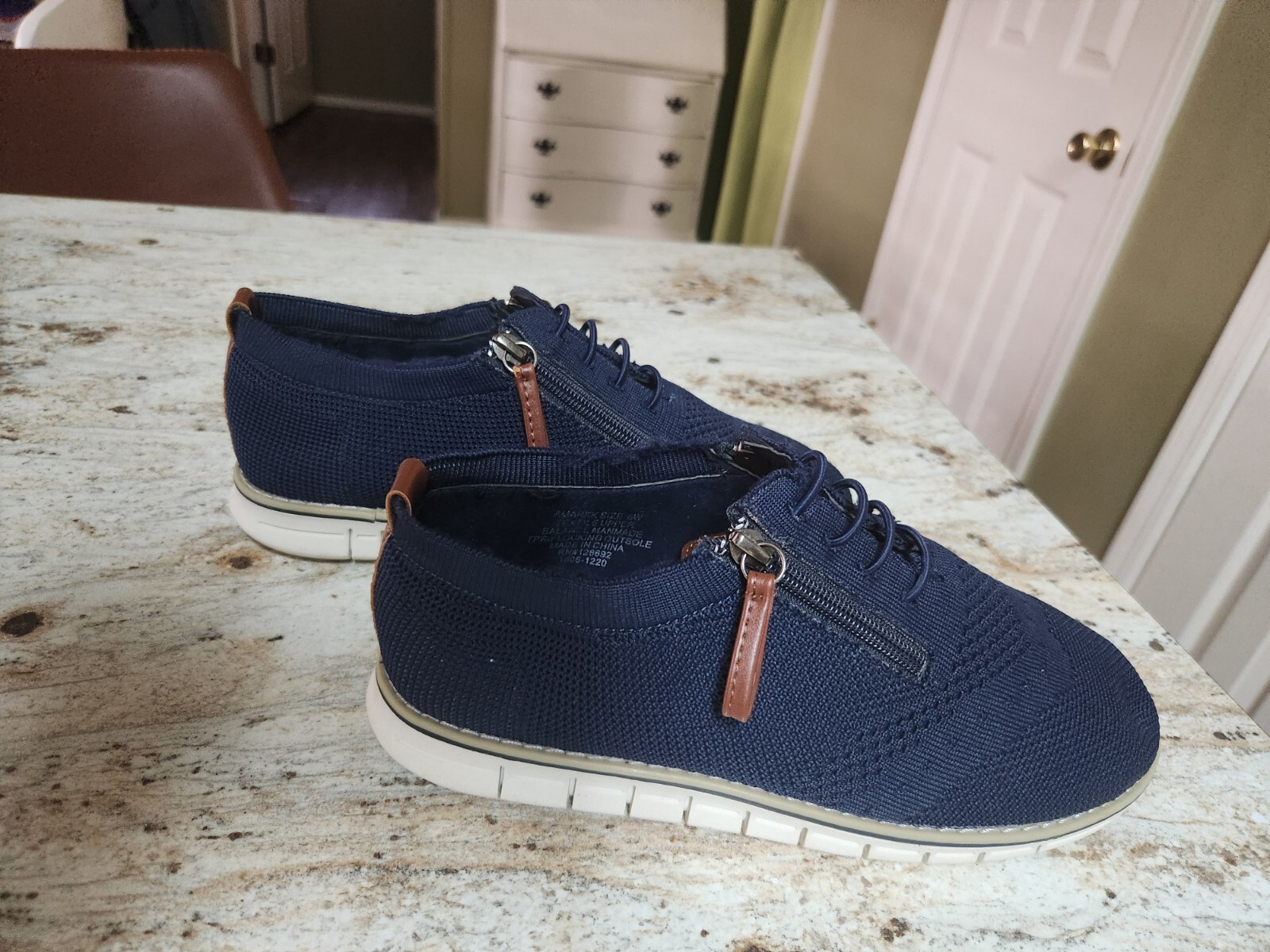 SAOLA Scarpe in rete Steve Madden Amarkk da ragazzo con cerniera taglia 6 W