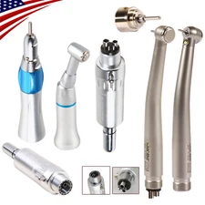 Kit de pieza de mano dental de alta y baja velocidad Botón pulsador 4/2 agujeros