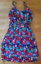 New Xhilaration Floral Ruffle Dress M