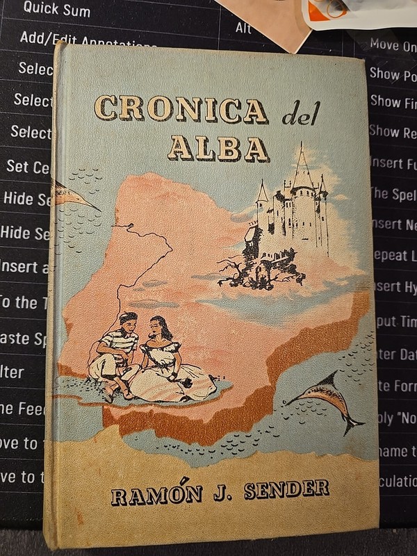 CRONICA DEL ALBA  RAMON J SENDER HC   BOX829