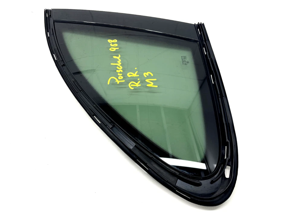 2011-2018 PORSCHE CAYENNE REAR RIGHT PASSENGER SIDE QUARTER WINDOW GLASS OEM - Image 2 of 4