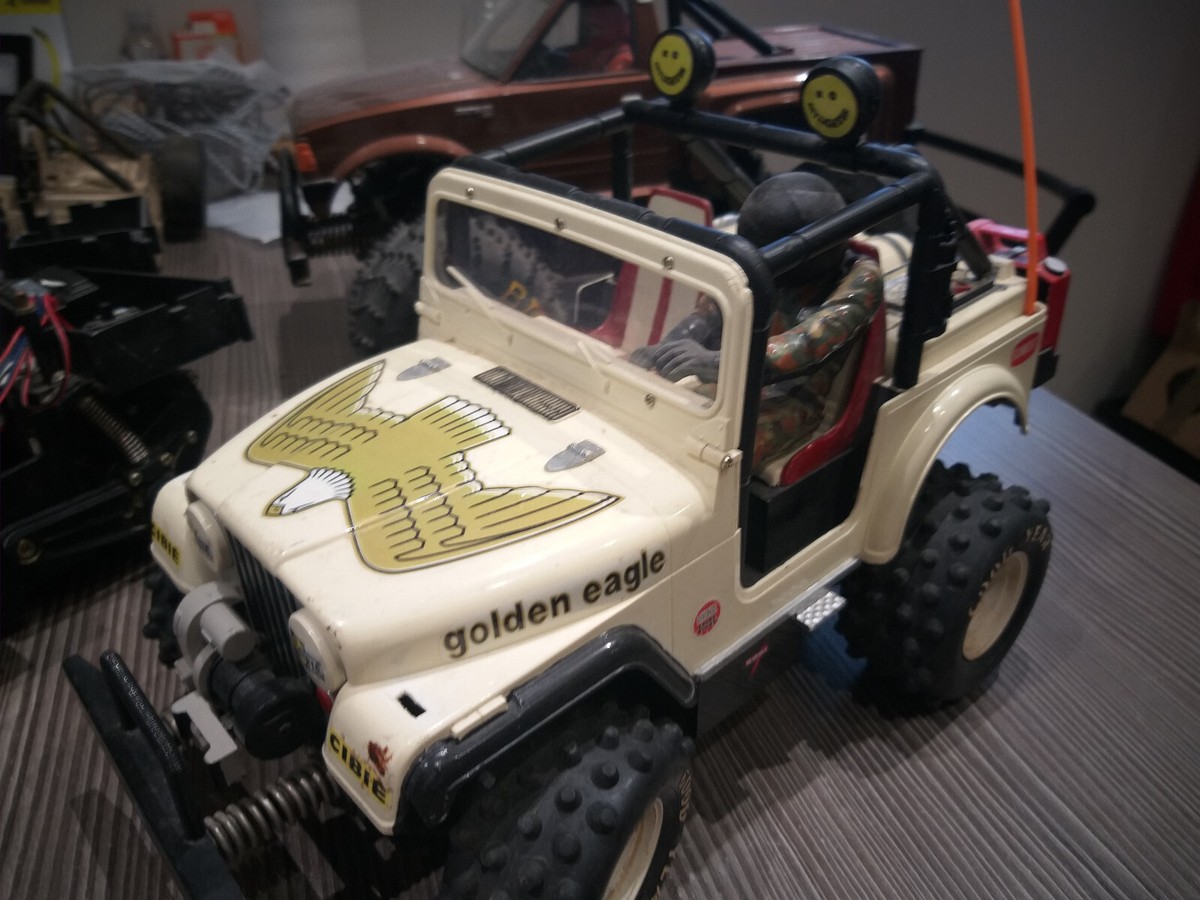incredible tunned Marui 1/10 RC Golden Eagle CJ-7 Vintage check