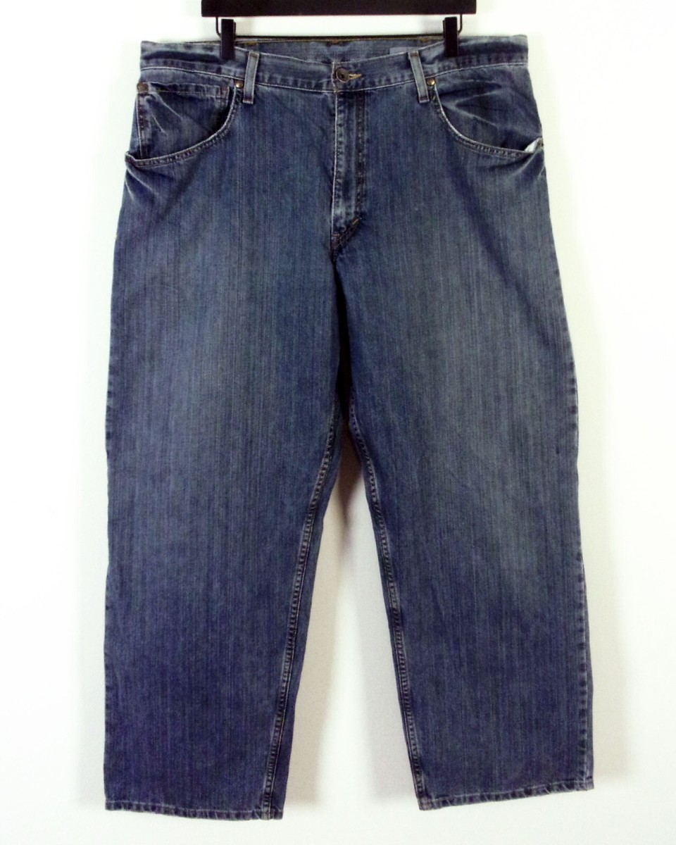 vintage 00s Y2K EUC Levis Silvertab BAGGY Denim Jeans Hip Hop Wide 