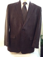 Lauren Ralph Lauren Brown 2 Btn Single Vent Sports Coat 44 L