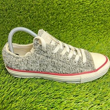 Converse Chuck Taylor All Star OX Womens Size 7 Gray Walking Shoes Sneakers