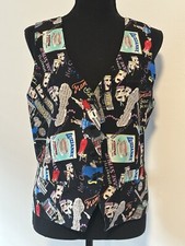 Nicole Miller VTG Silk Vest