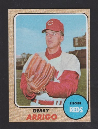 1968  TOPPS  BASEBALL  # 302  GERRY ARRIGO  EX-MT   INV A1774 - Afbeelding 1 van 2
