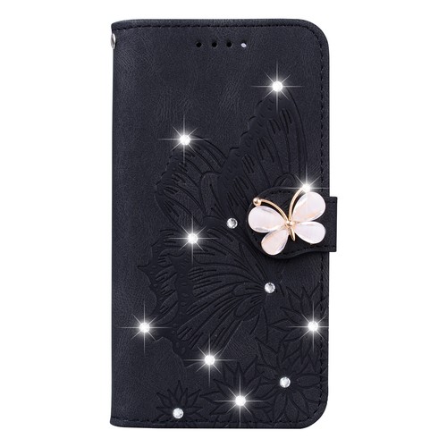 For Google Pixel 9 Pro XL 8 Pro Glowing Butterfly Leather Wallet Case Flip Cover - Picture 17 of 18