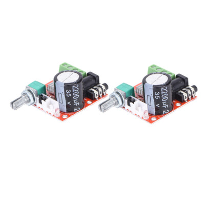 2 Stücke 12 V   PAM8610 Audio Stereo Verstärkerplatine 2X10 Watt 2 Ch