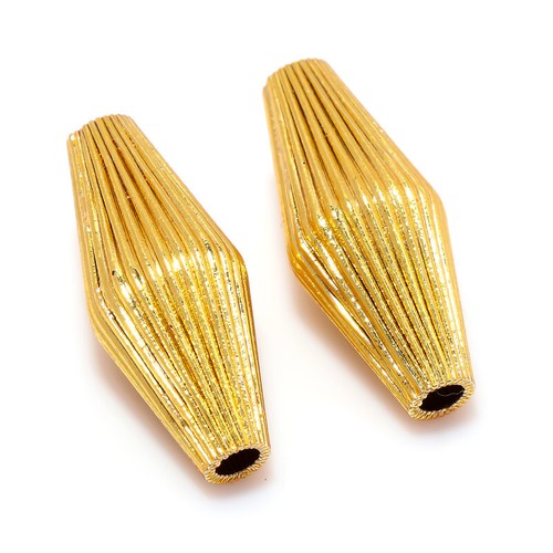 Ciondoli Girasole Placcato Oro 18K - 8 Pezzi Con Micro CZ Per Creare Gioielli Unici! - 2