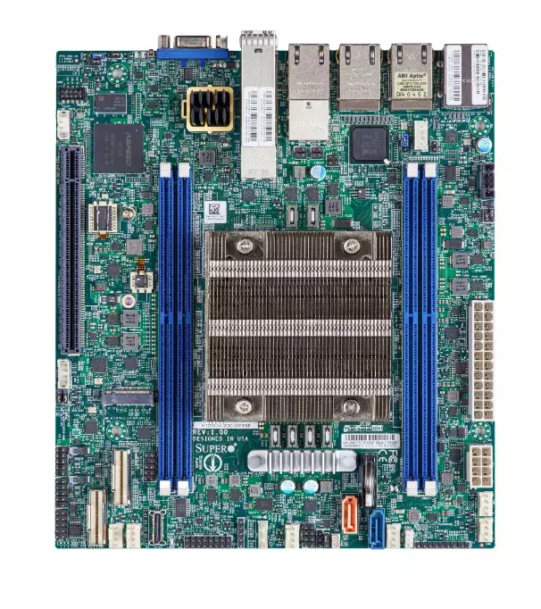 SuperMicro X12SDV 8C SPT8F Micro ATX Xeon D 2733NT Motherboard