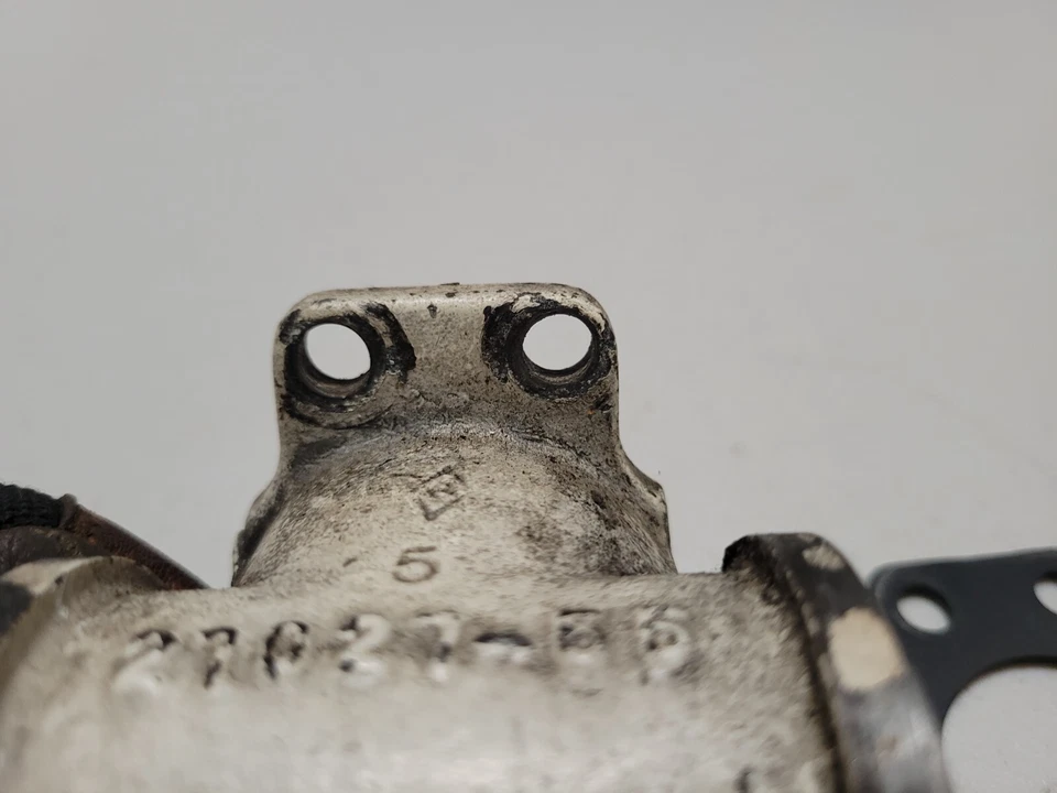 Colector de admisión 55-65 Harley Davidson Panhead 27027-55 Duo Hydra Glide OEM E EL Foto 3 de 4