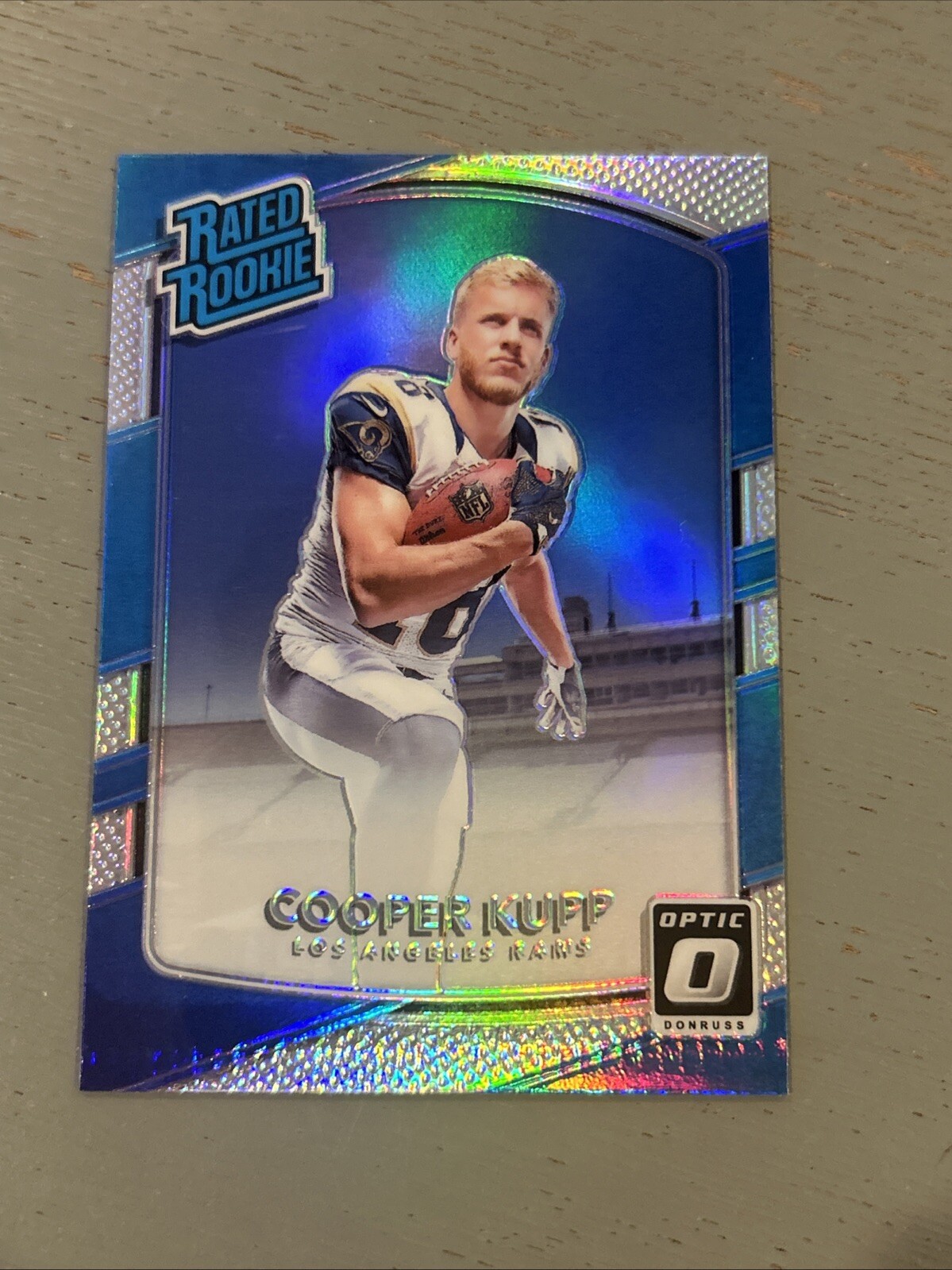 2017 Donruss Optic Cooper Kupp RR Holo Prizm *PRINT LINE ON BACK