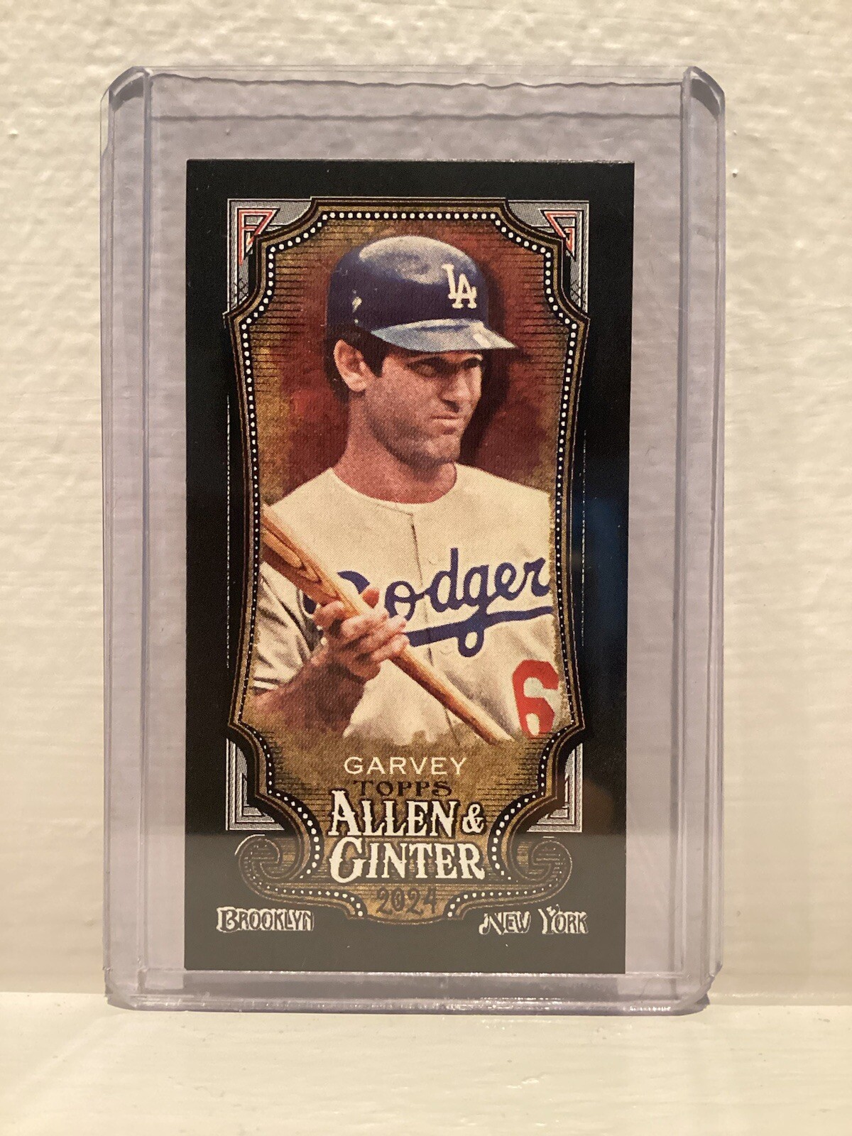 2024 Topps Allen  & Ginter Mini Black Border Steve Garvey #286 SP
