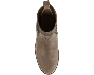 Blondo Z46122 Womens Dark Taupe Suede Darren Waterproof Chelsea