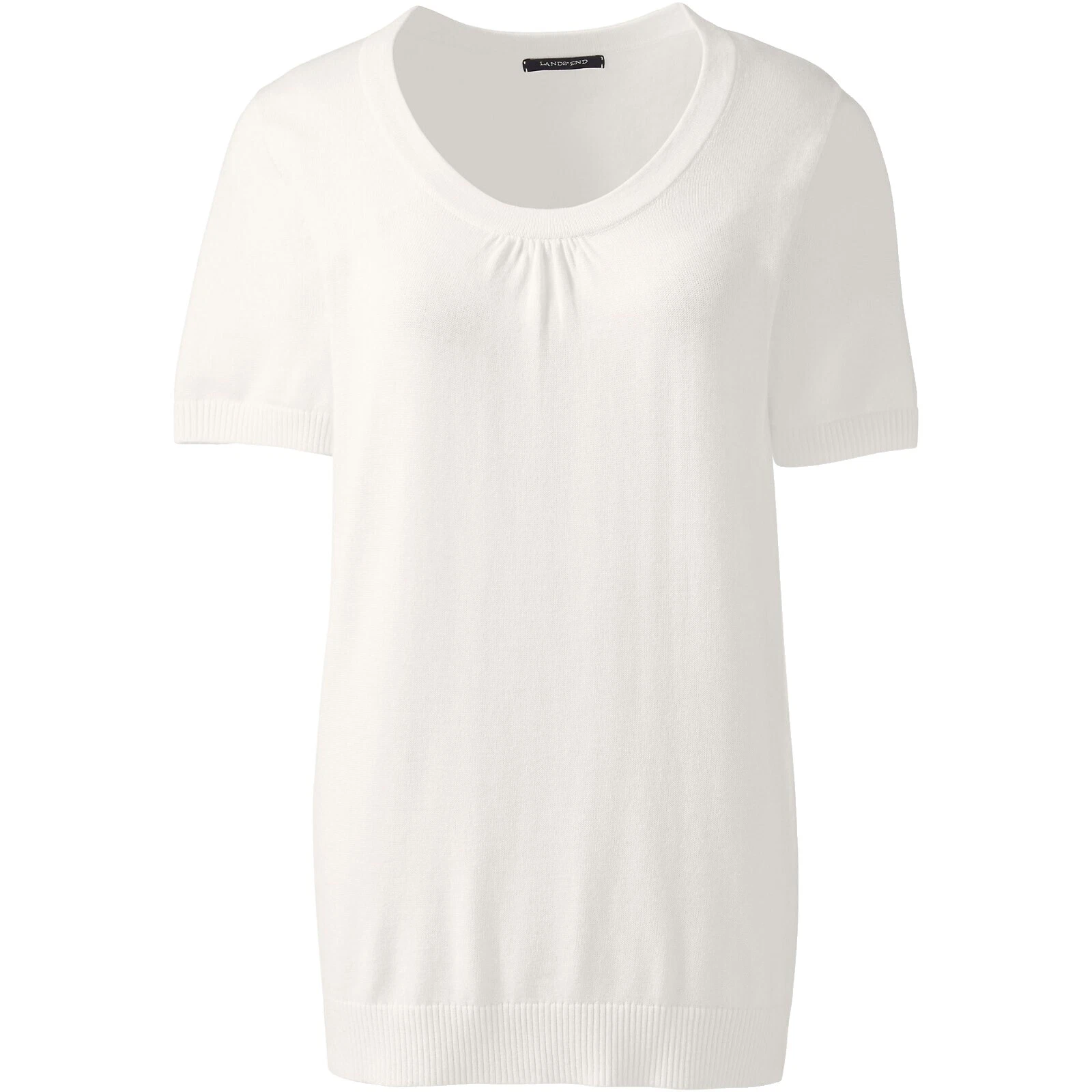 Lands' End Short Sleeve Sweaters for Women