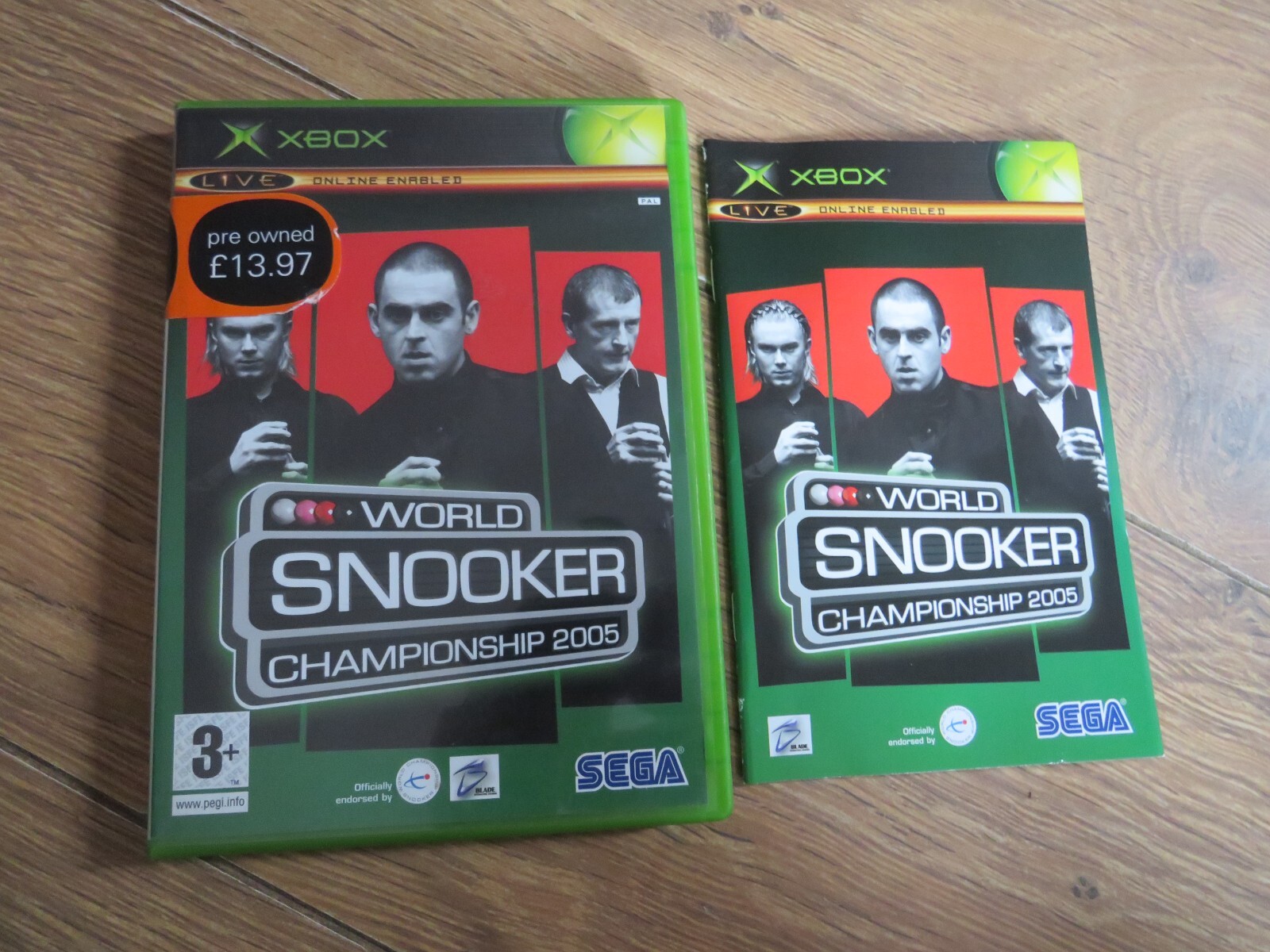 World Snooker Championship 2005 (Xbox) original uk tracked post