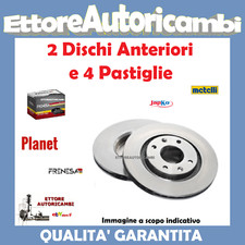 KIT DISCHI + PASTIGLIE ANTERIORI FIAT PUNTO (176) 55 60 75 1.1-1.2B 1993->1999