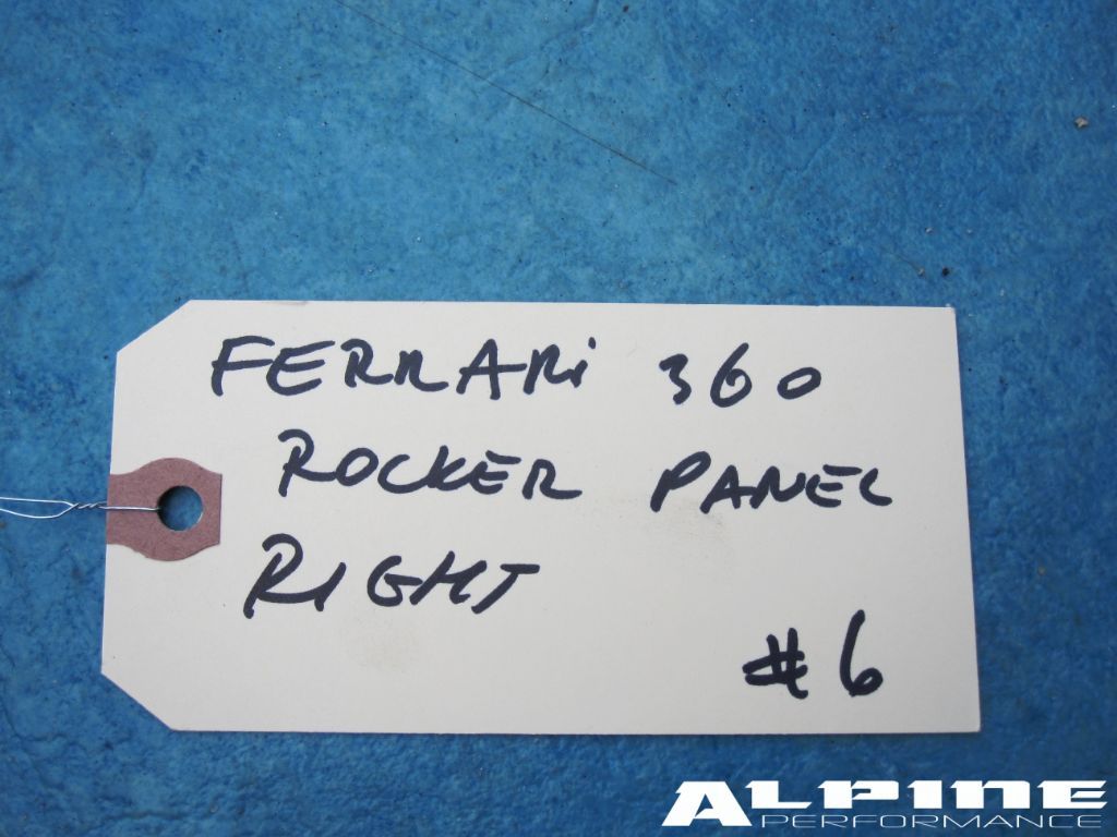 Ferrari 360 right rocker panel side skirt