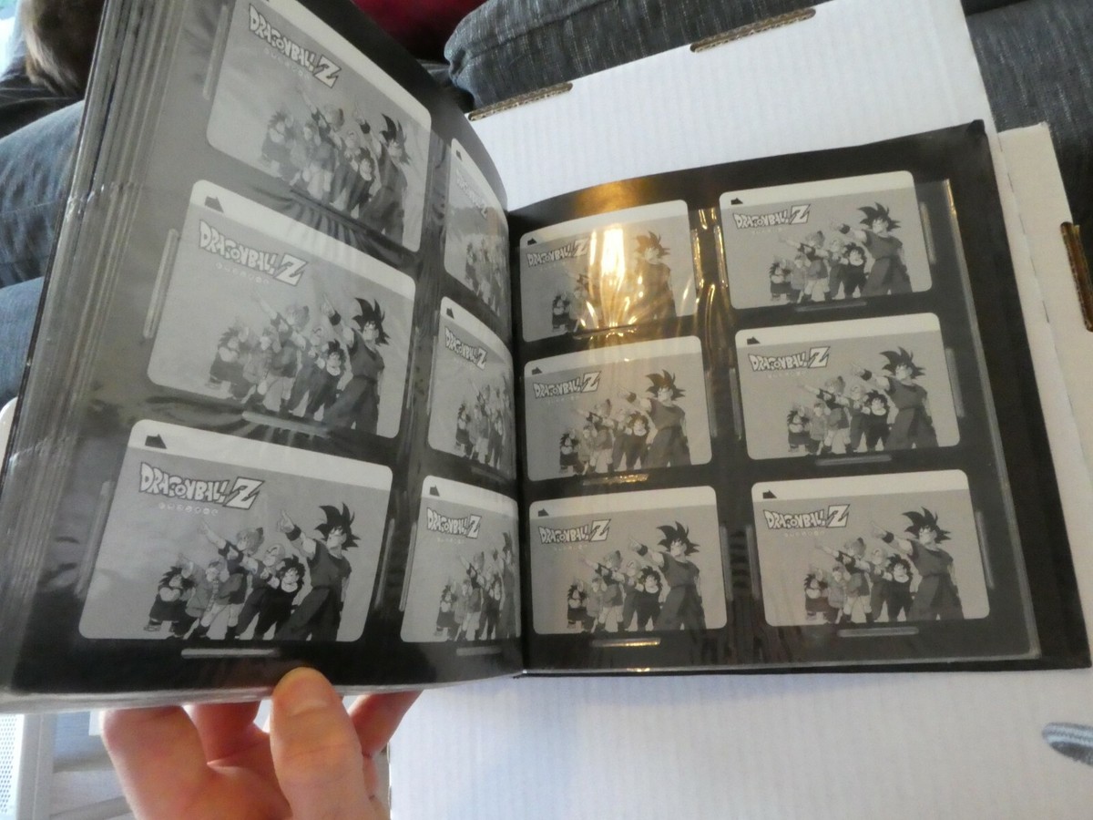 DRAGON BALL Z CARDDASS STATION SYSTEM FILE CARTE CARD BINDER