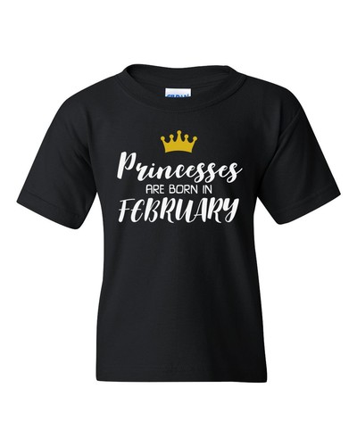Birthday Gift for Girl Shirt Princesses Are Born in September T-Shirt Youth Kids - Picture 6 of 38
